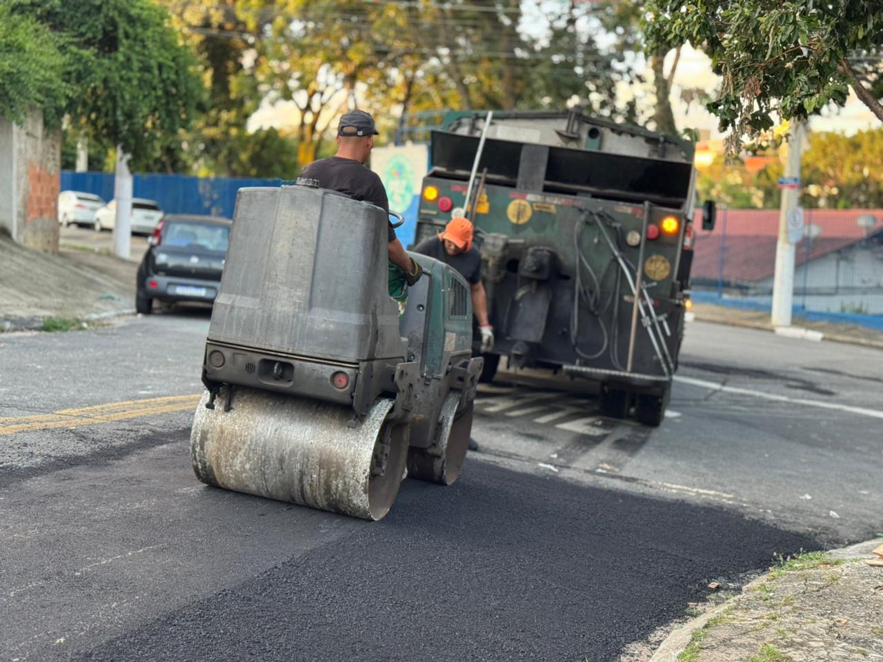 No Nova Aparecida teve recuperação asfáltica