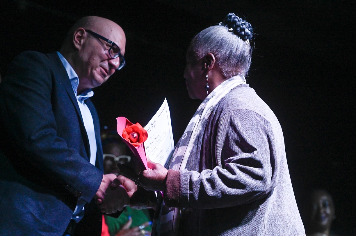 No baile do ano passado, o prefeito Dário Saadi participou da entrega das homenagens