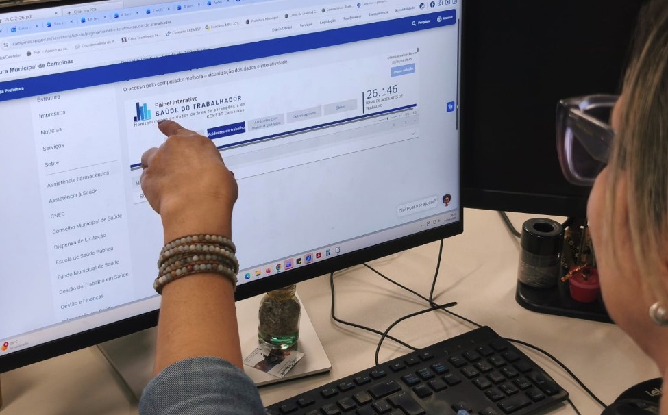 A ferramenta apoia o planejamento e a tomada de decisão em ações ligadas a saúde dos trabalhadores