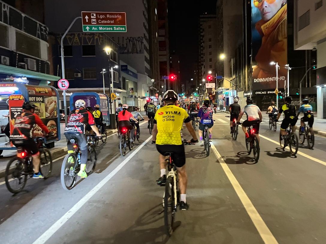 A iniciativa marcou o Dia do Ciclista e encerrou a programação da Semana da Mobilidade Ativa