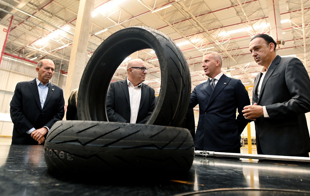O prefeito Dário Saadi durante inauguração do novo galpão da Pirelli em Campinas: desenvolvimento econômico sem esquecer das pessoas