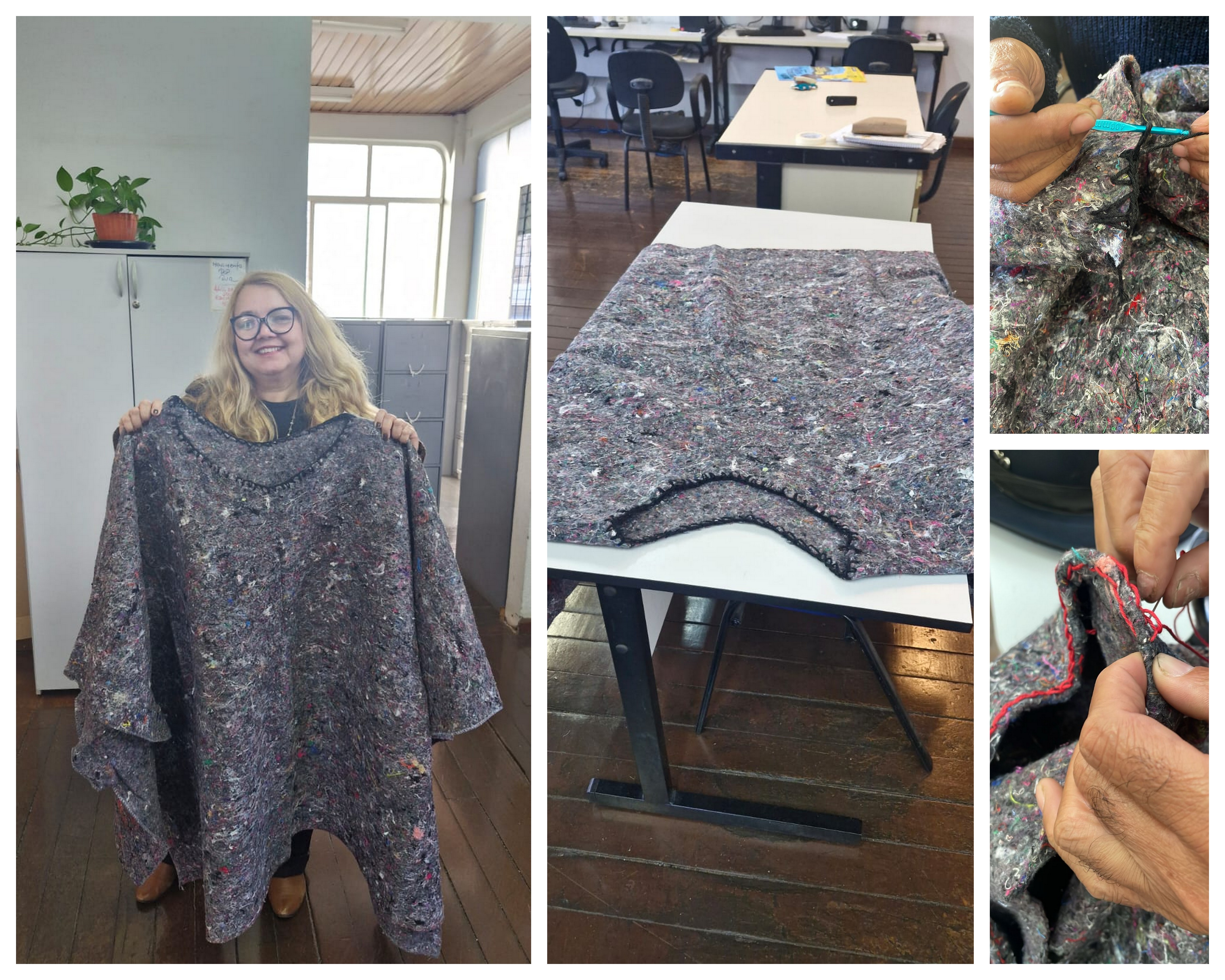 Coordenadora do Centro POP II, Maria Aparecida Teixeira Regis: "personalizar a própria roupa é um gesto simbólico, mas poderoso"