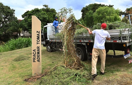 Roçagem e retirada de mato são ações desenvolvidas permanentemente pela Prefeitura
