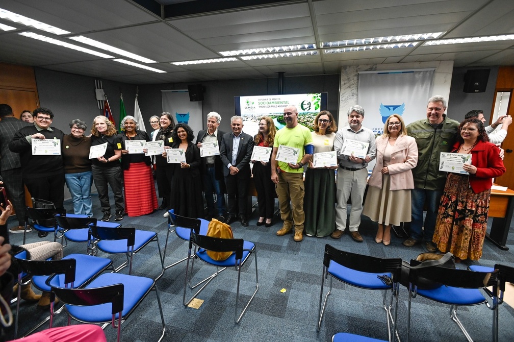 Os homenageados alcançam, com sua atuação, conscientização ambiental, formação de novas gerações ecologicamente responsáveis e um meio ambiente mais protegido e respeitado