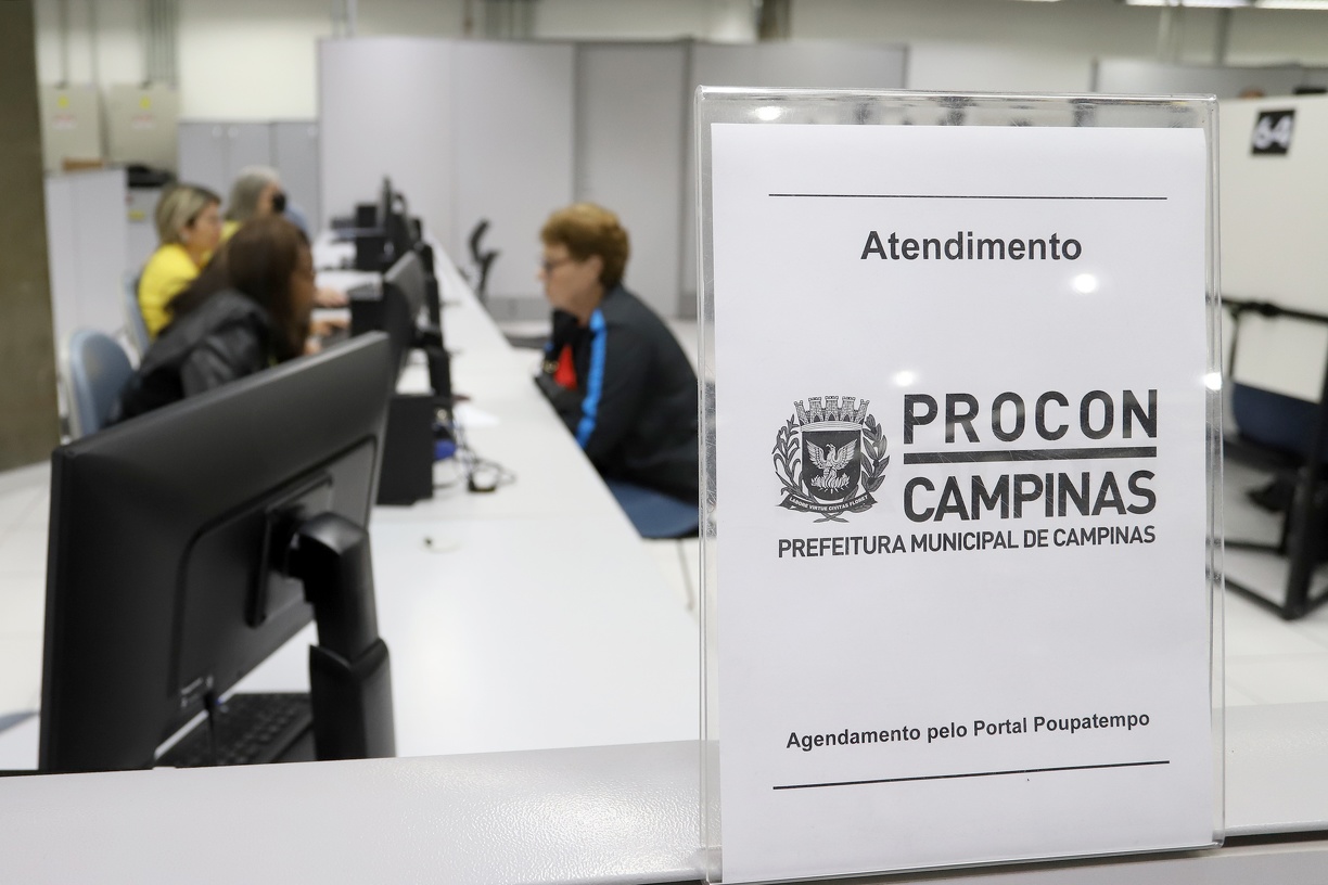 Reclamações e denúncias podem ser feitas nos postos presenciais ou pelo site https://procon.campinas.sp.gov.br/ ou pelo telefone 151