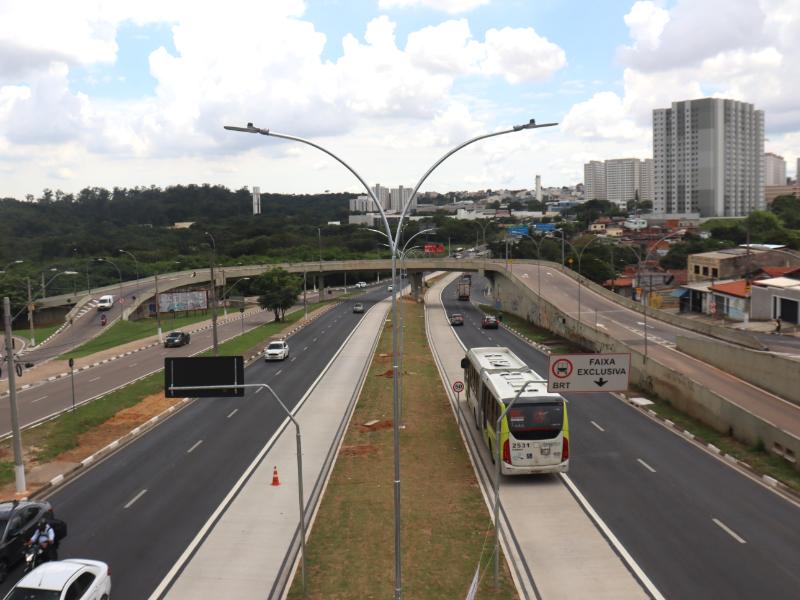 O local recebeu faixas para informar o início da fiscalização