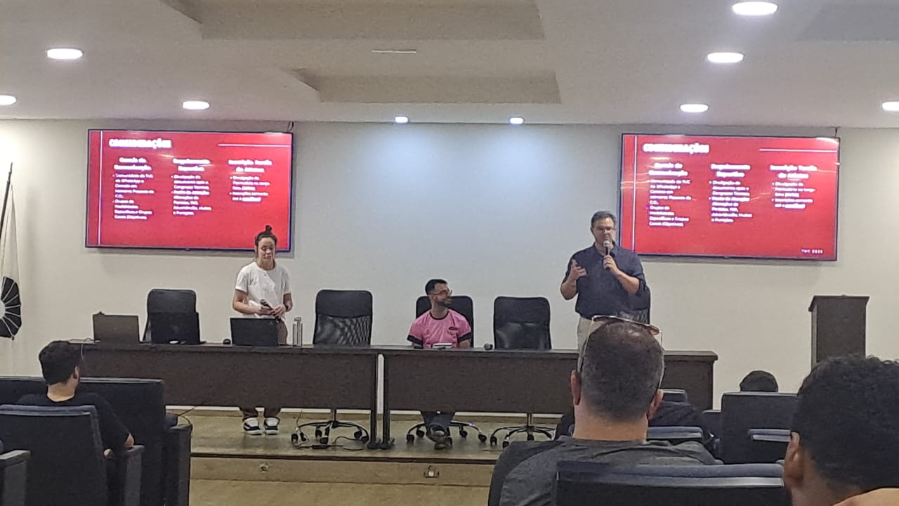 O secretário de Esportes e Lazer, Fernando Vanin, abriu o Congresso Técnico do TUC