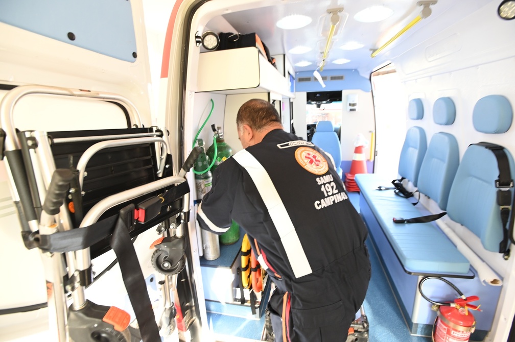 As viaturas acompanharam a evolução do Samu e hoje são equipadas para prestar o melhor pronto atendimento