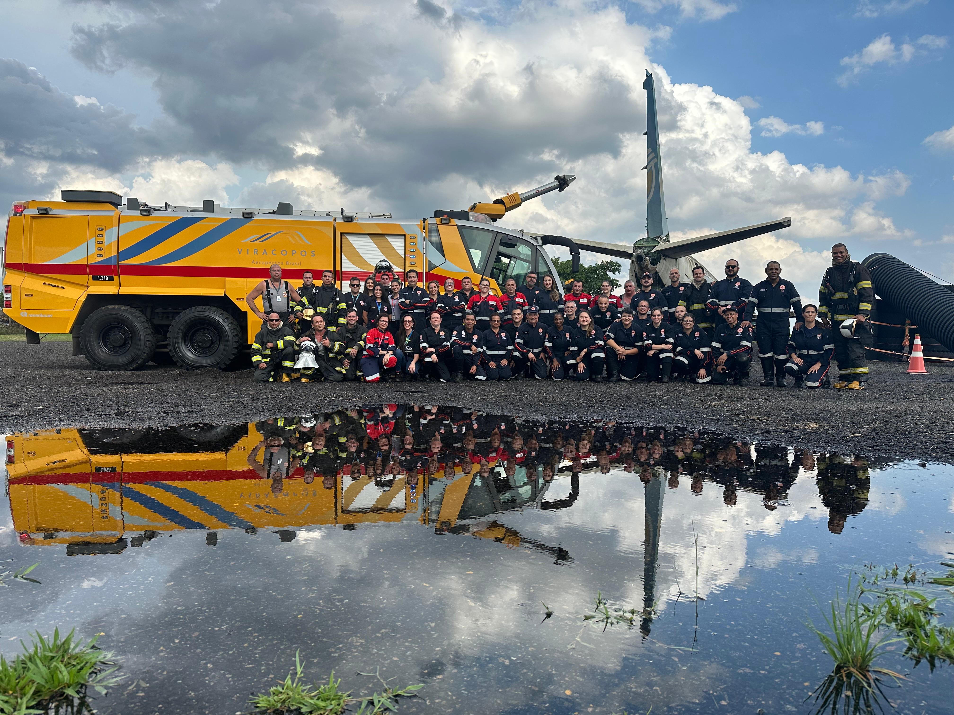 Treinamento proporcionou a integração das equipes 