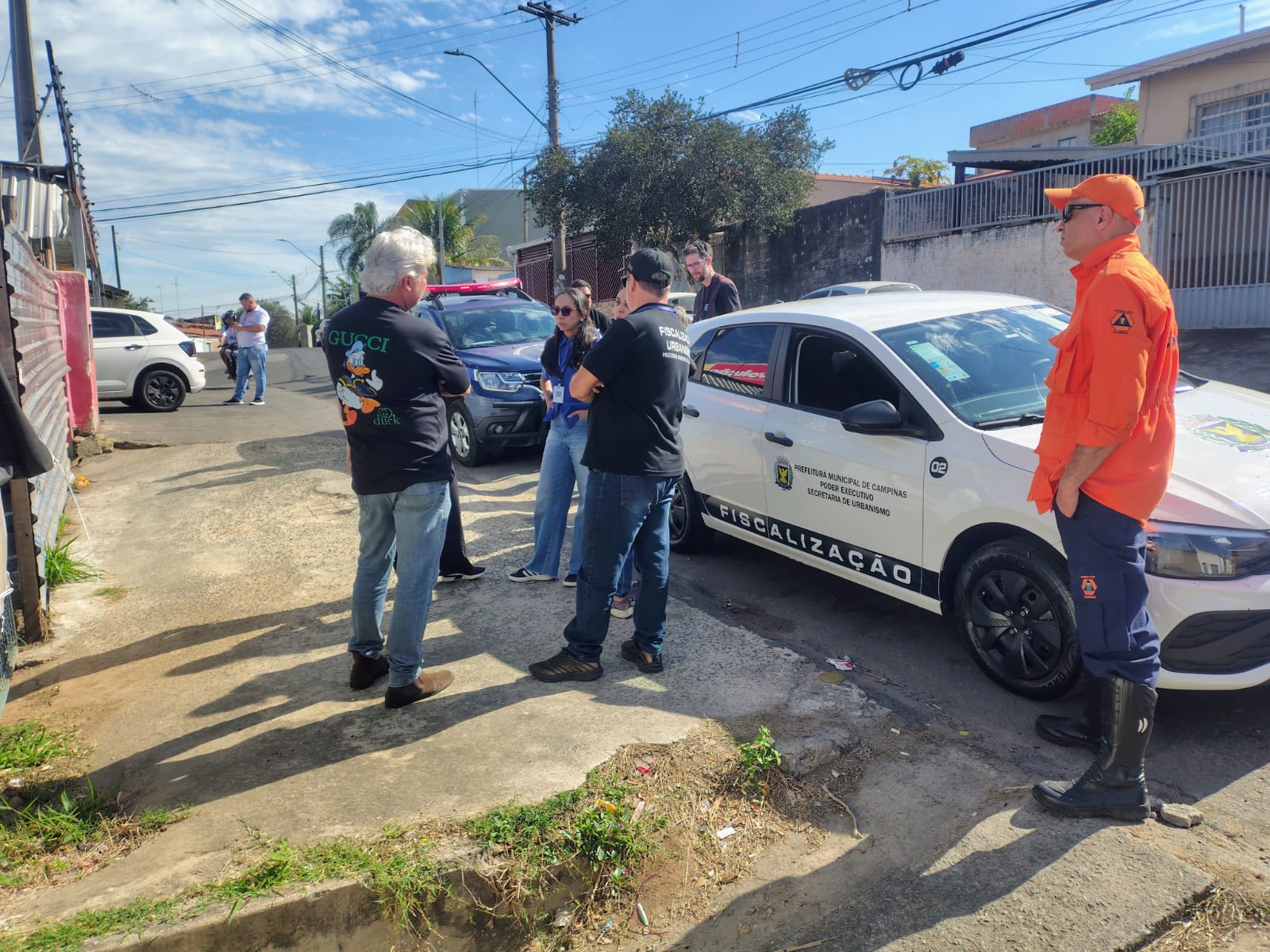 Grupo visitou sete bairros durante ação 