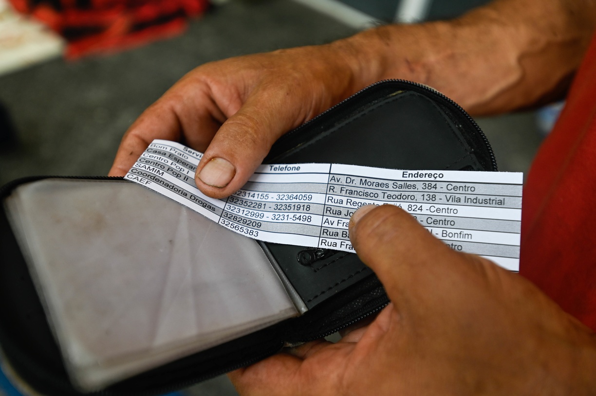 Uma das principais ações durante as abordagens é o encaminhamento para a rede de serviços públicos 