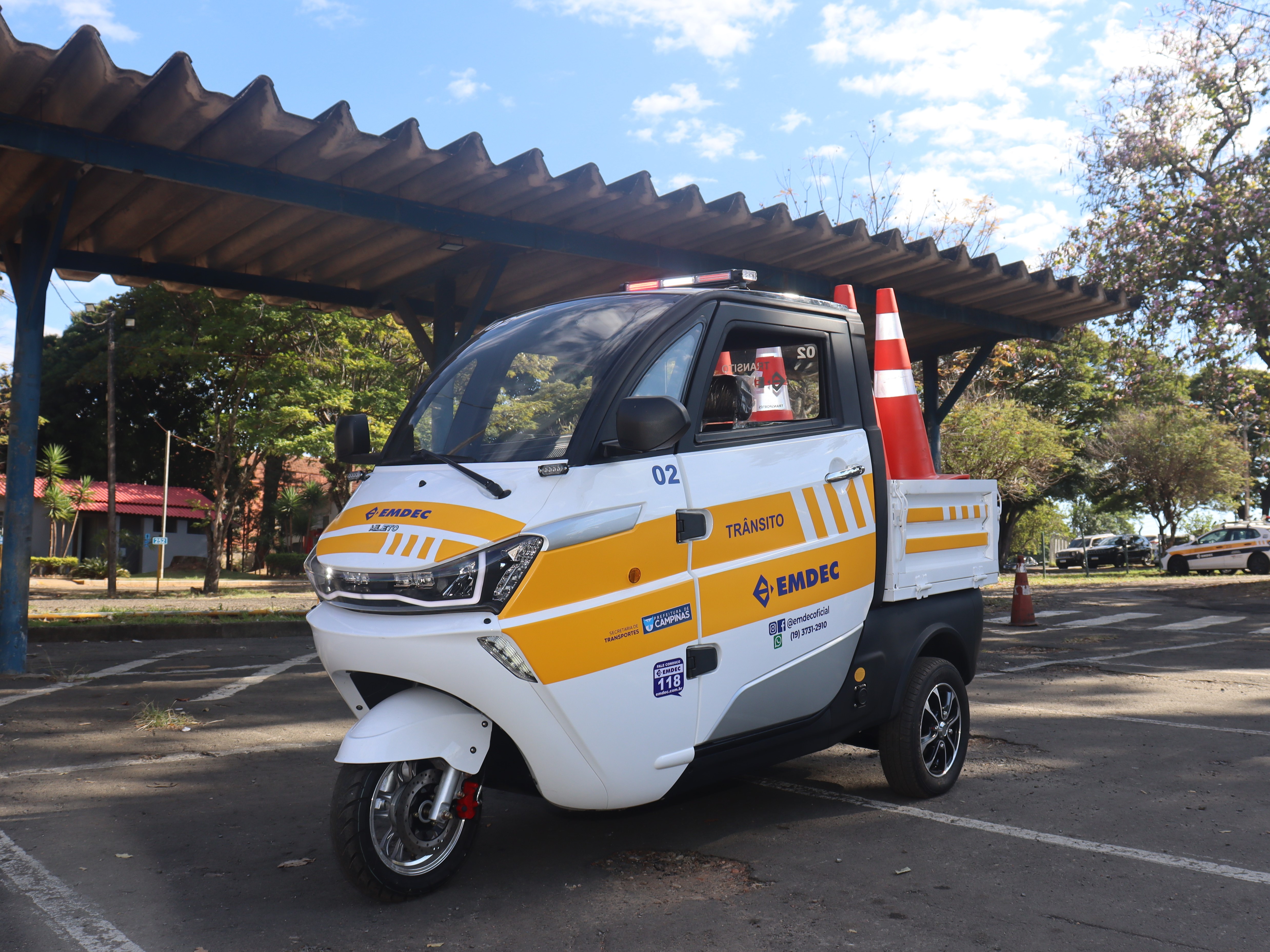 Além da fiscalização, os tuc-tucs poderão ser usados pelos agentes em ações como a da Ciclofaixa de Lazer da Norte-Sul, auxiliando no deslocamento dos cones