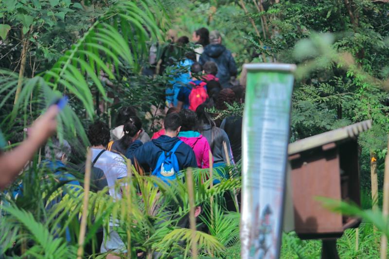 Participantes receberam orientações sobre preservação ambiental e a importância do ecoturismo 