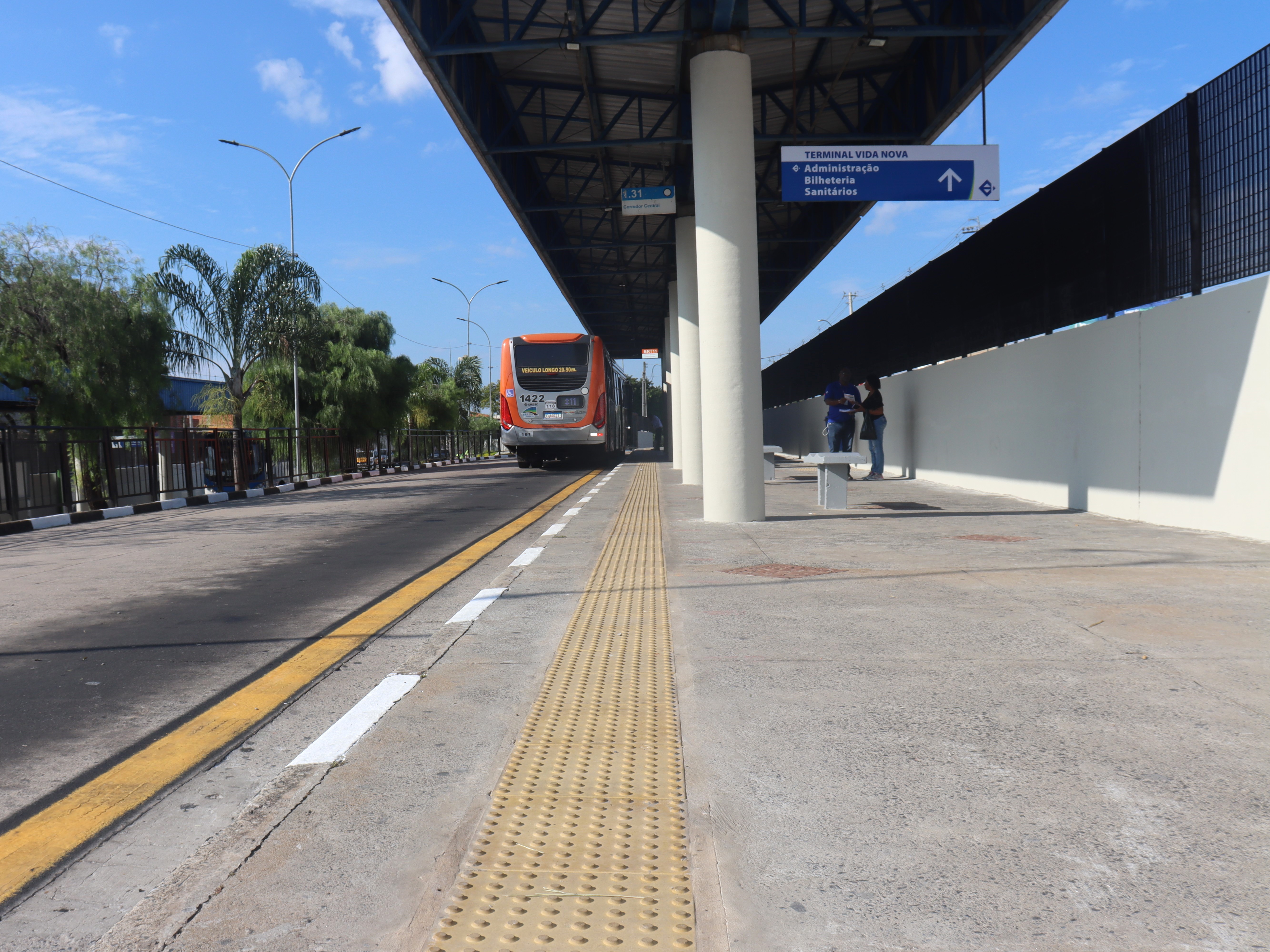 Acessibilidade no Vida Nova foi ampliada para viabilizar a integração com o novo terminal BRT