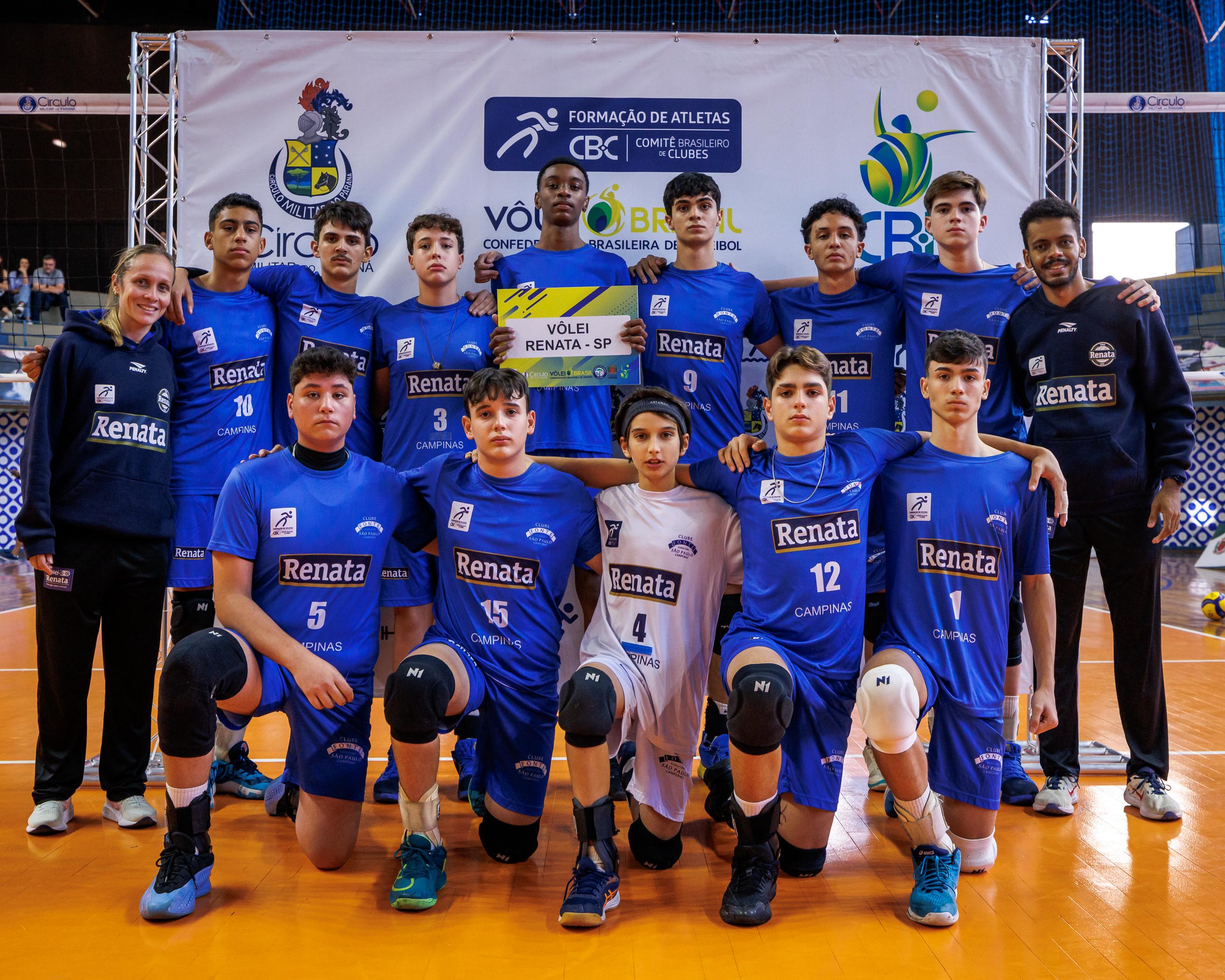 Equipe do Vôlei Renata, sub 16, que reprentará Campinas na Copa do Estado de São Paulo