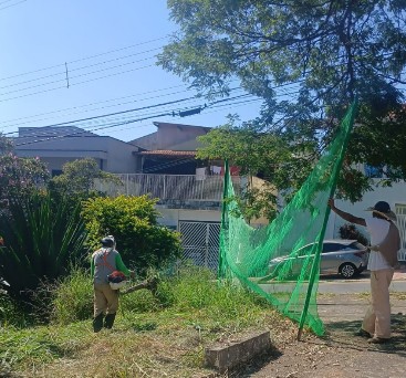 Praça do Jardim São Gabriel recebeu manutenção 