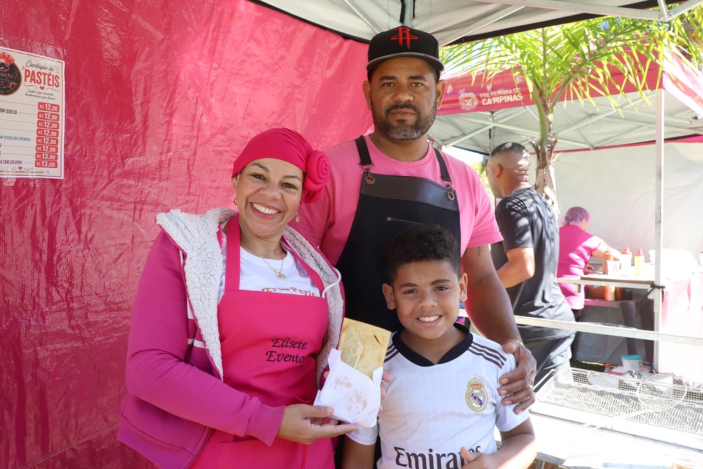 Elisete trabalha há três anos no segmento de alimentação e participou de uma feira empreendedora pela primeira vez