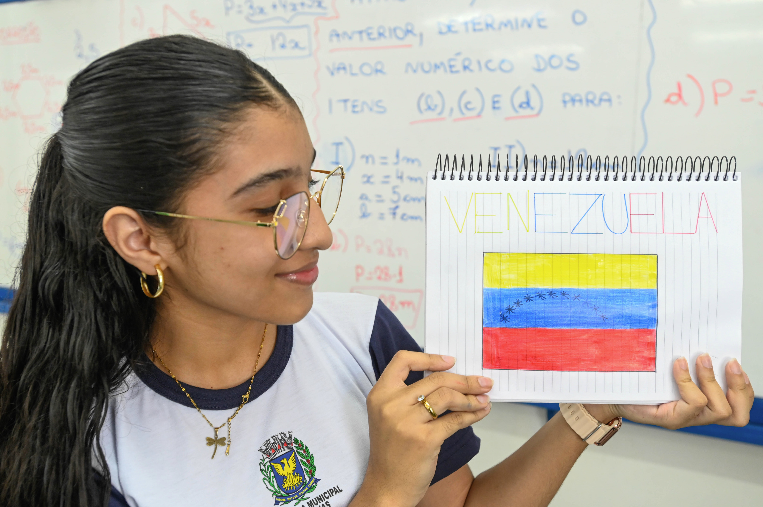 Imagem mostra a estudante venezuelana Rosiber Martinez, em Campinas