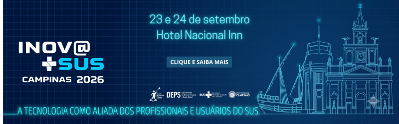 InovaSUS Campinas 2026 - 23 e 24 de setembro - Hotel Nacional Inn