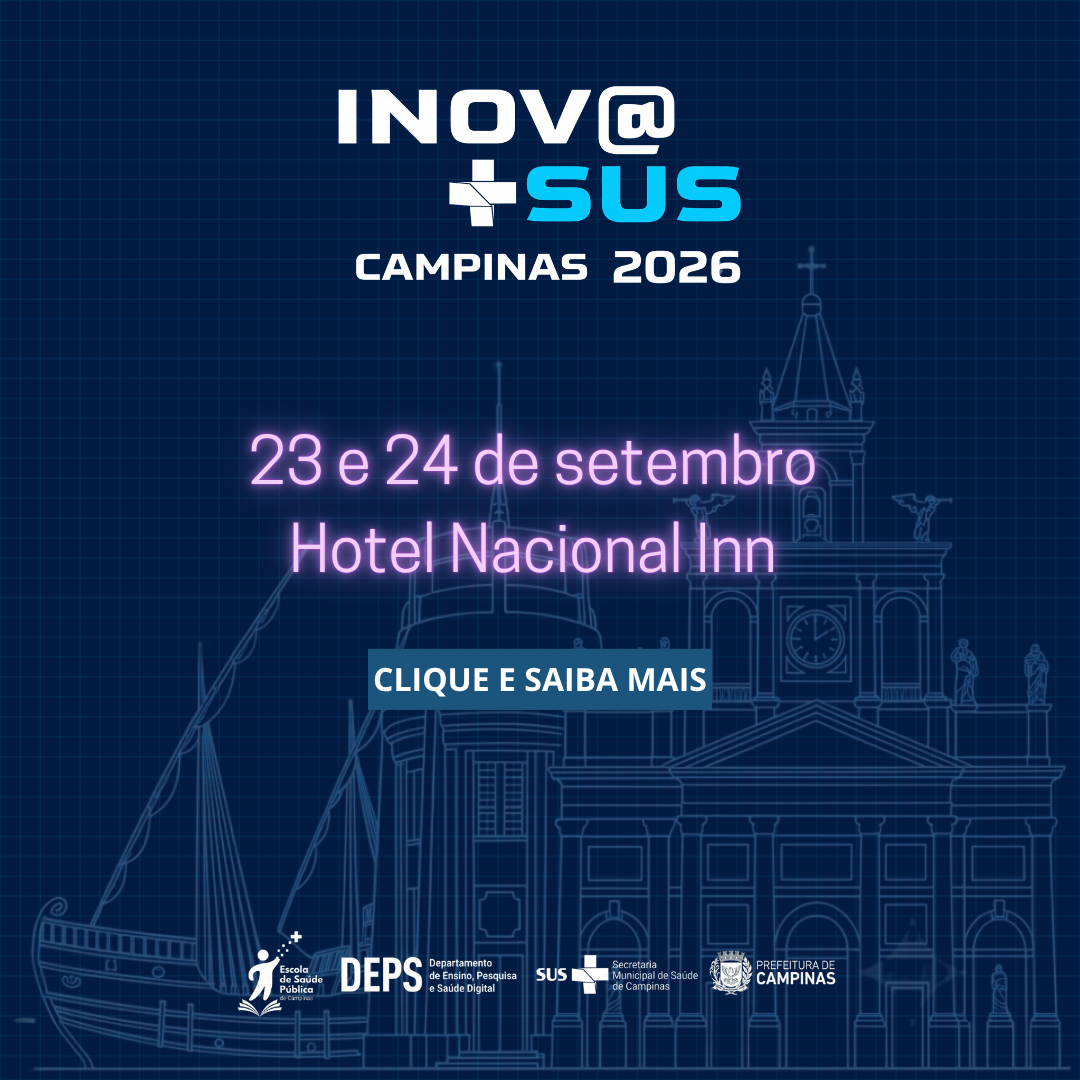 InovaSUS Campinas 2026 - 23 e 24 de setembro - Hotel Nacional Inn